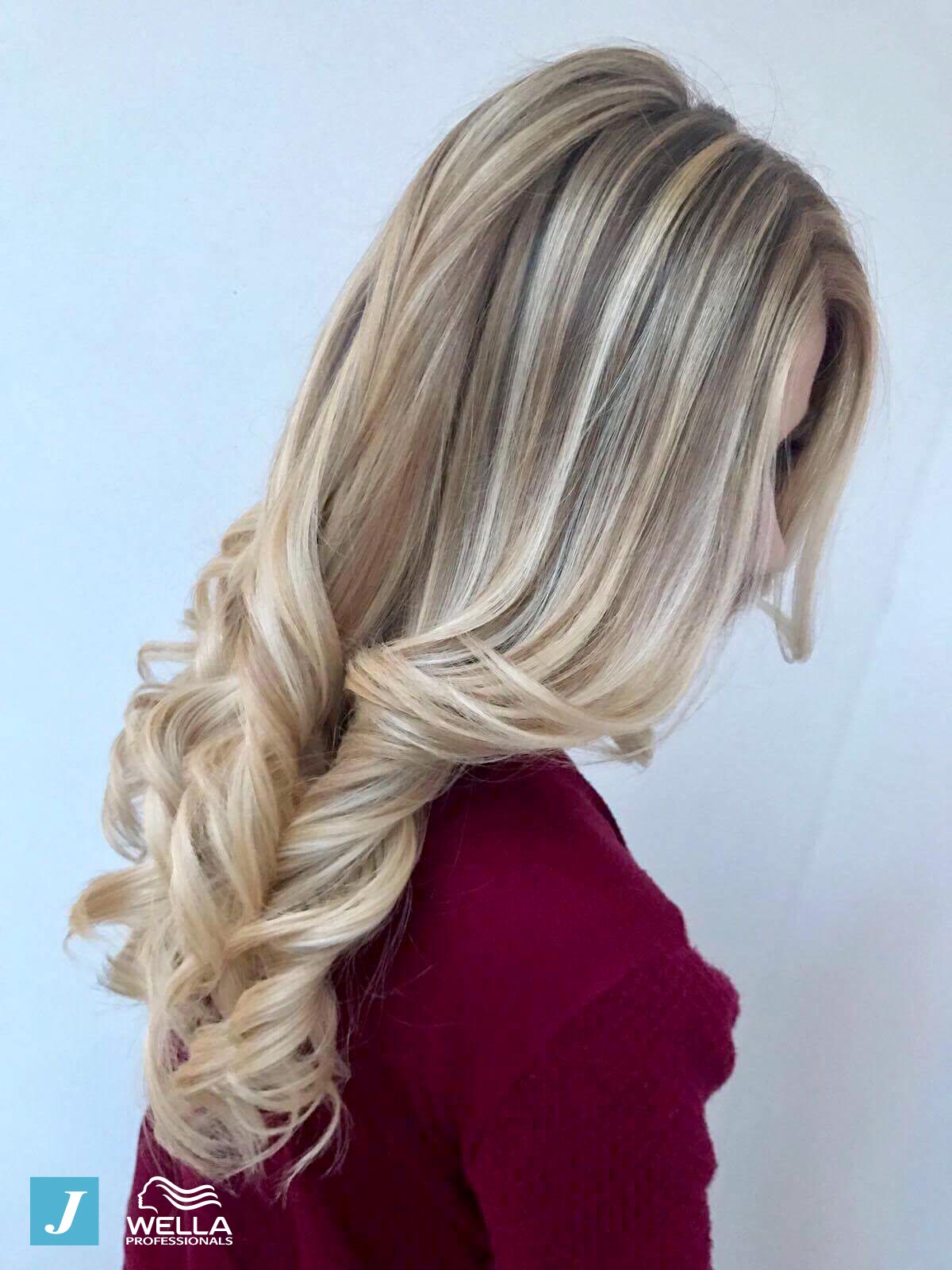 Ash blonde Degradé