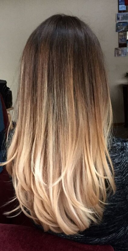 Capelli donna con Balayage biondo